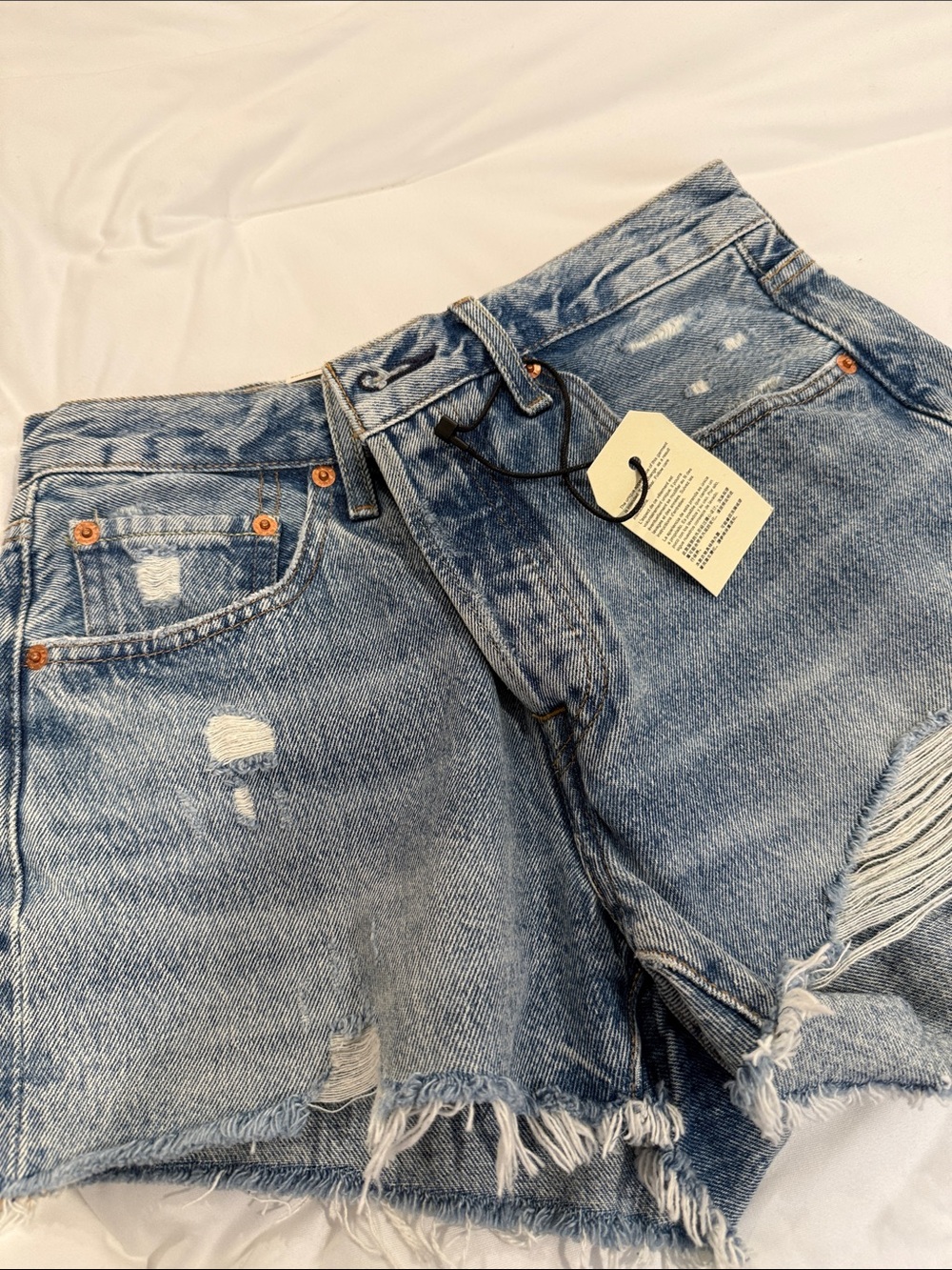 NWT LEVIS 501 Cut Off Shorts Sz 26